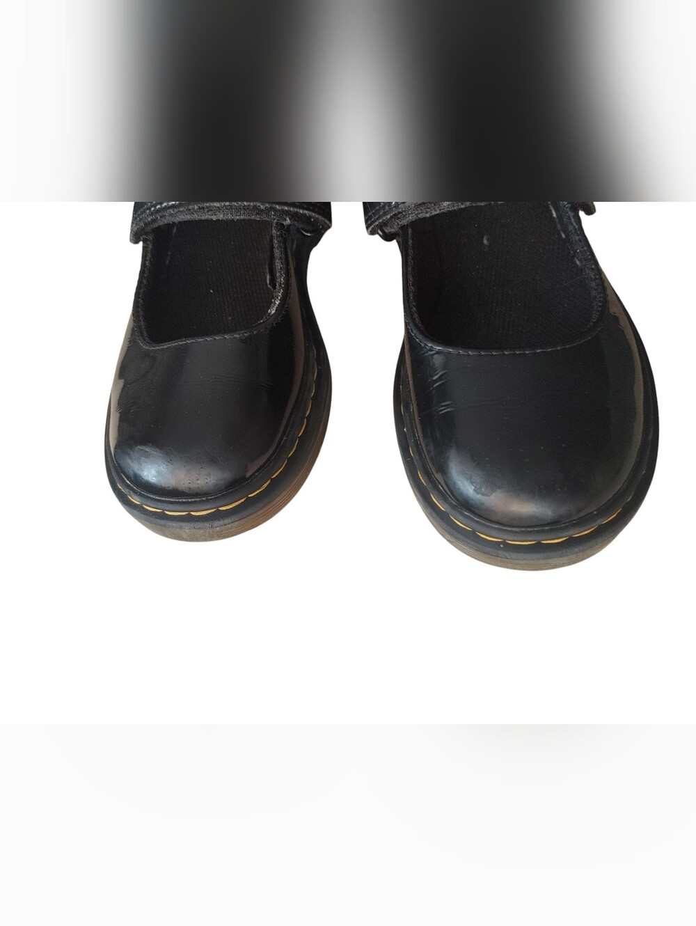 Dr. Martens Maccy Mary Jane Black Patent Leather Casual Shoe - Picture 7 of 11